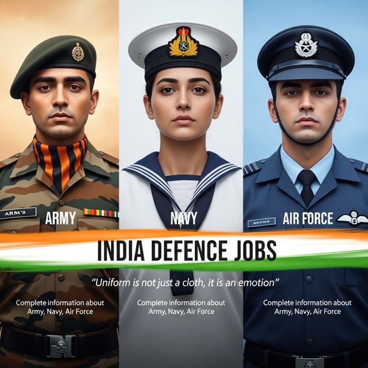 Defence Jobs: Army, Navy, Air Force